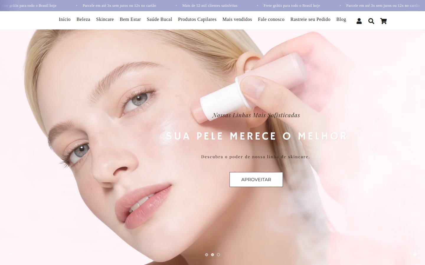 saudenocotidiano.com homepage screenshot