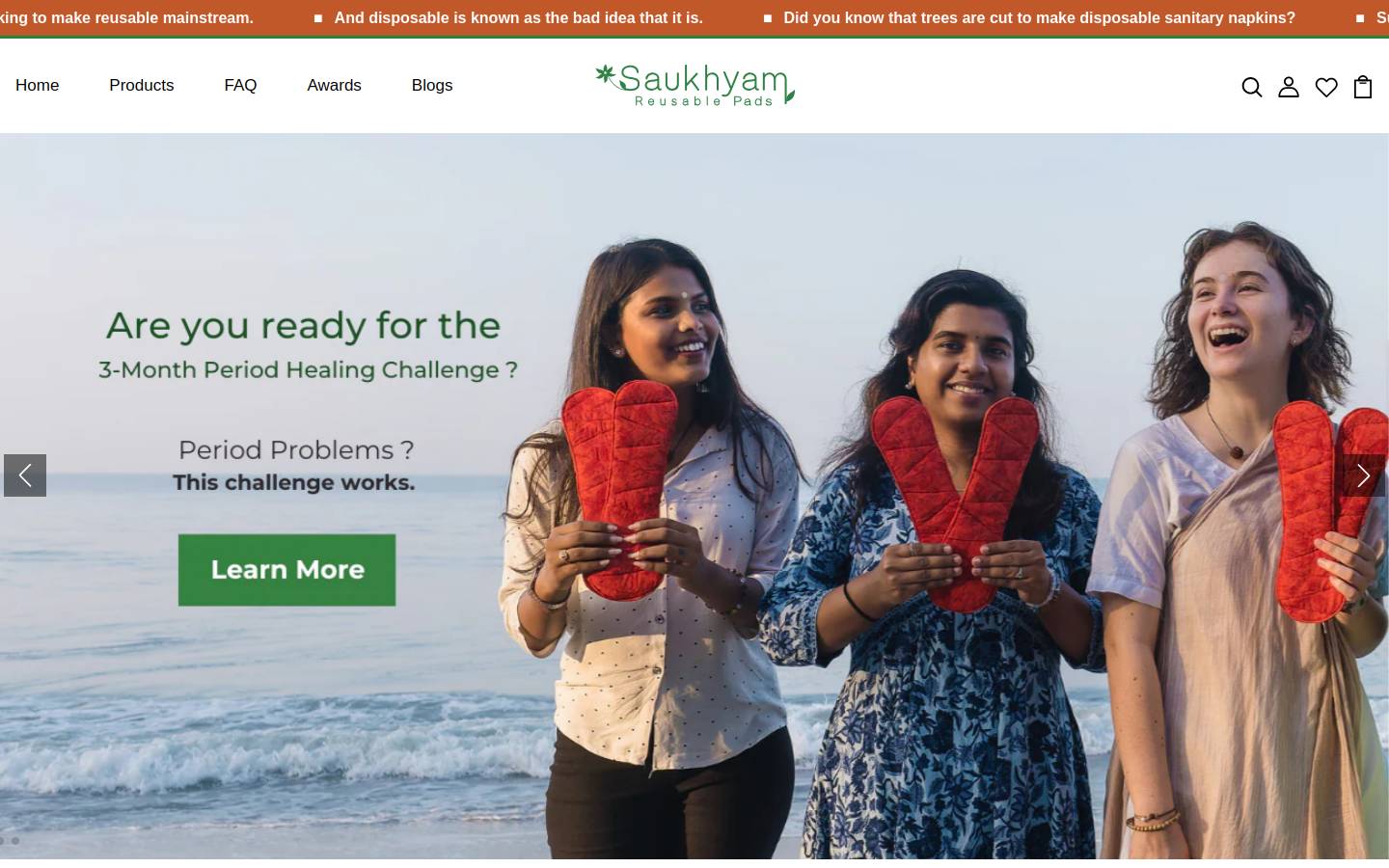 saukhyampads.org homepage screenshot