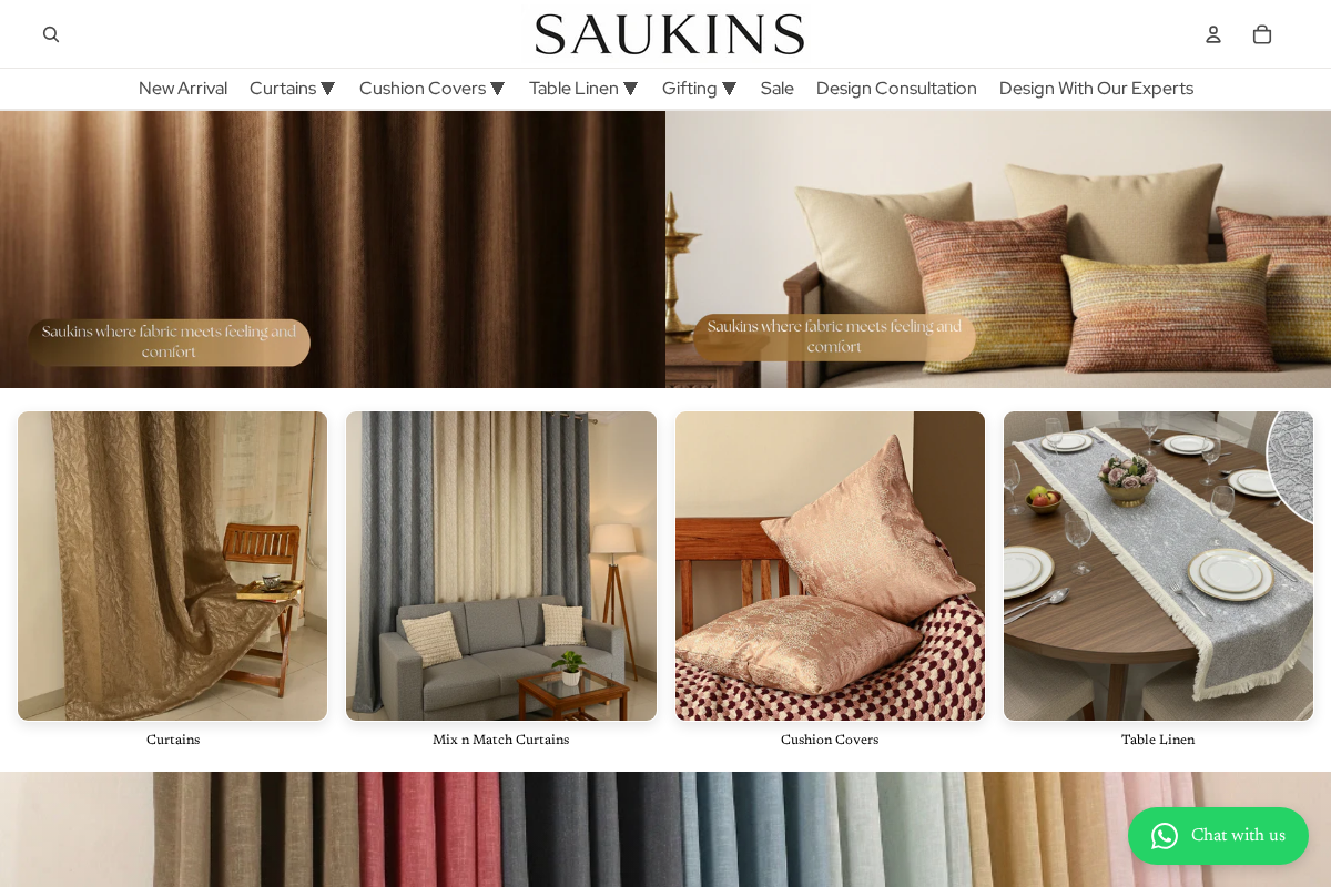 saukins.com homepage screenshot