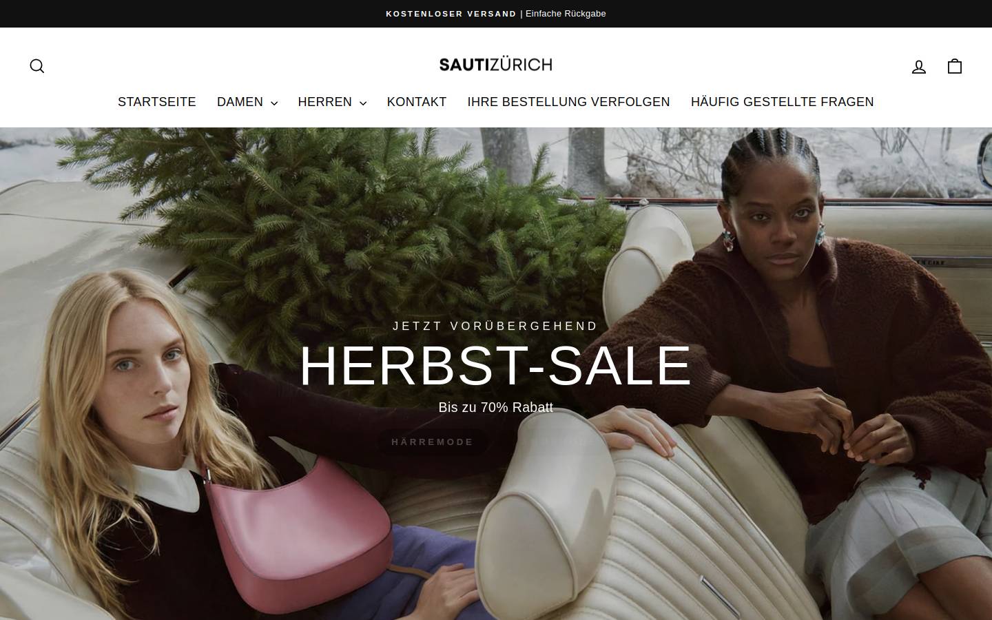 Sautizuri homepage screenshot