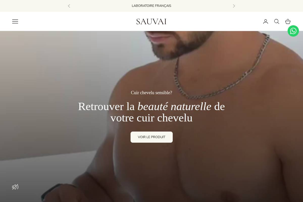 Sauvai homepage screenshot