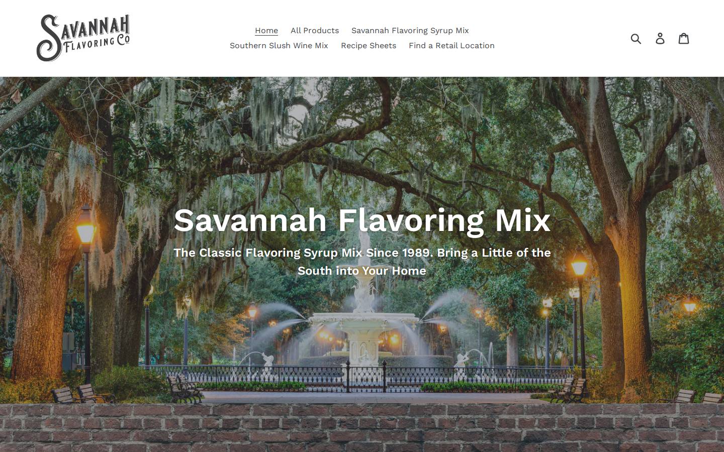 savannahcookieco.com homepage screenshot