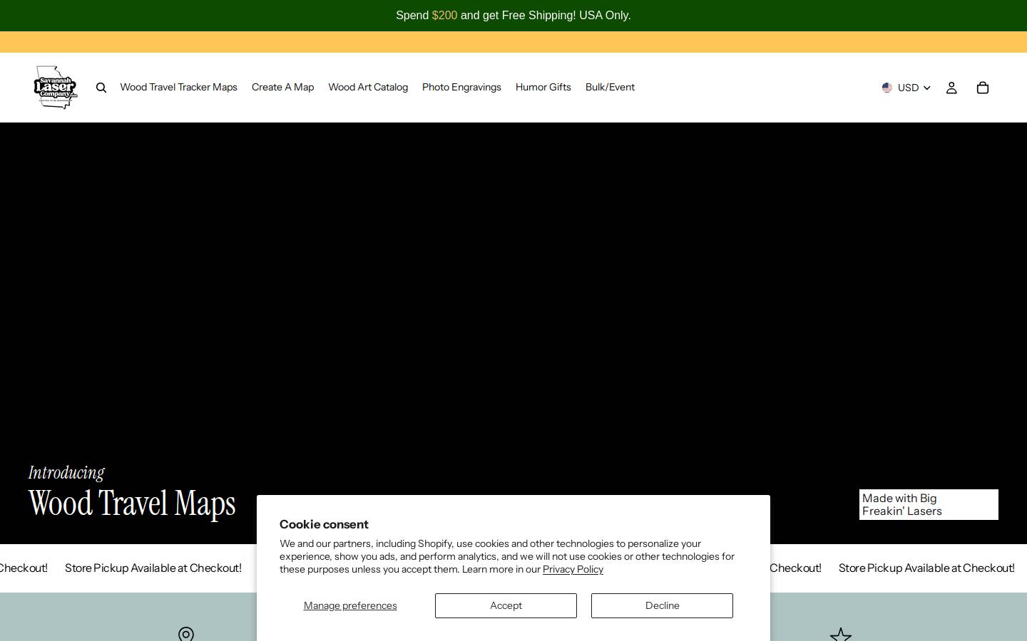 savannahlasercompany.com homepage screenshot