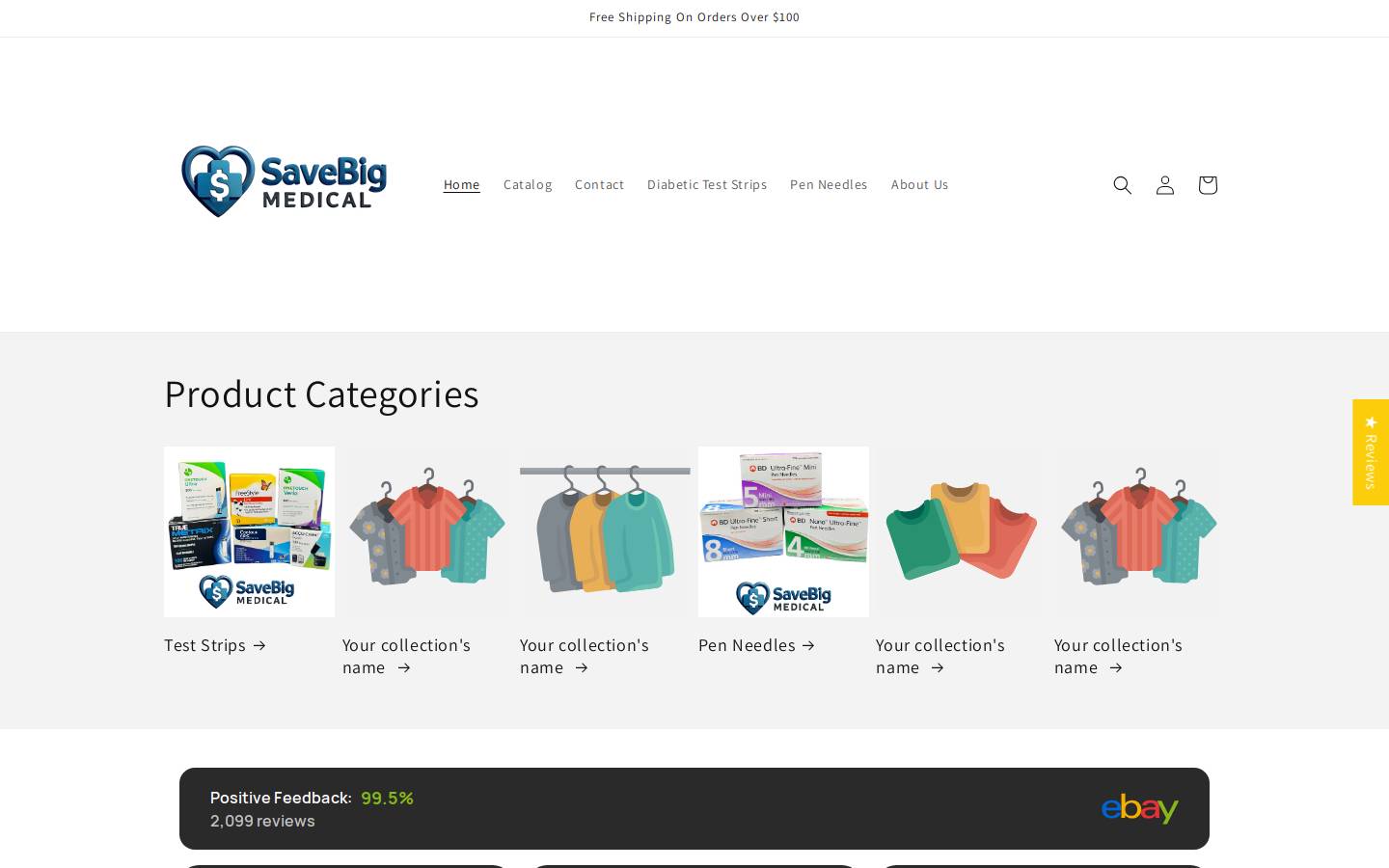 Savebigmedical homepage screenshot