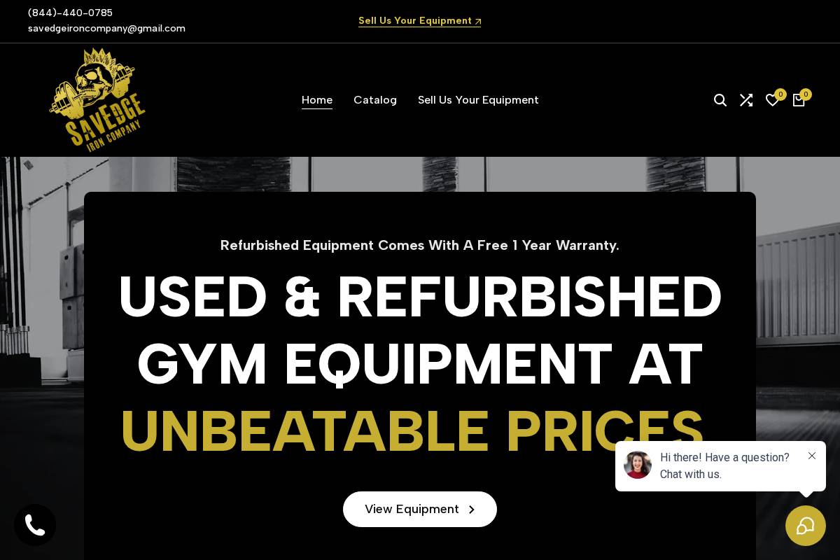 Savedge Iron Company homepage screenshot