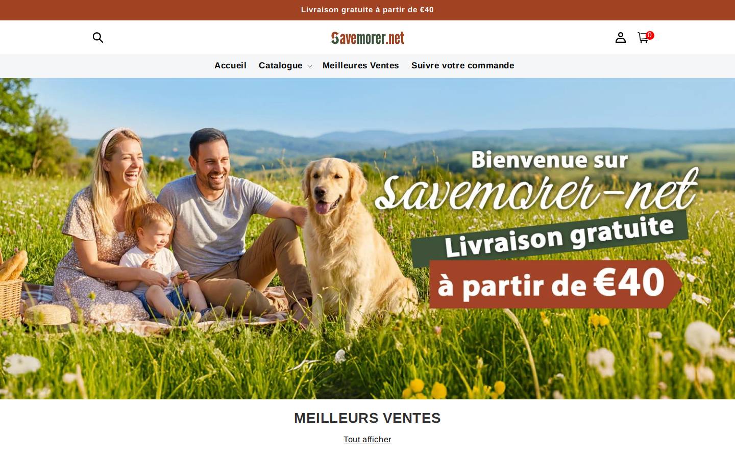 Savemorer homepage screenshot