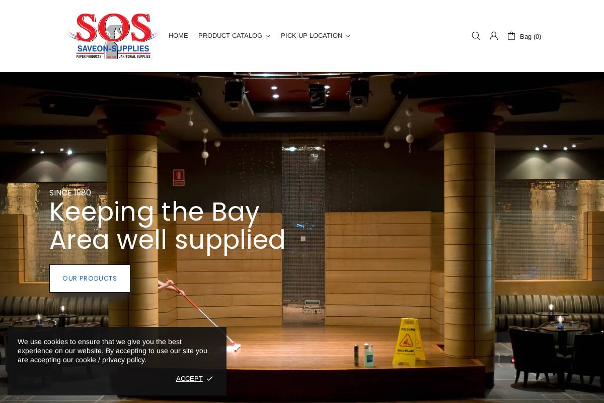 saveon-supplies.com homepage screenshot