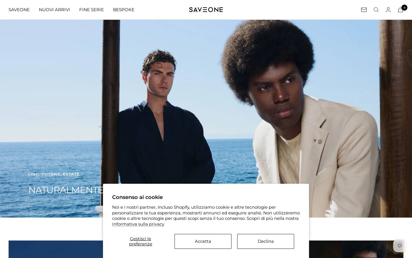 Saveone homepage screenshot