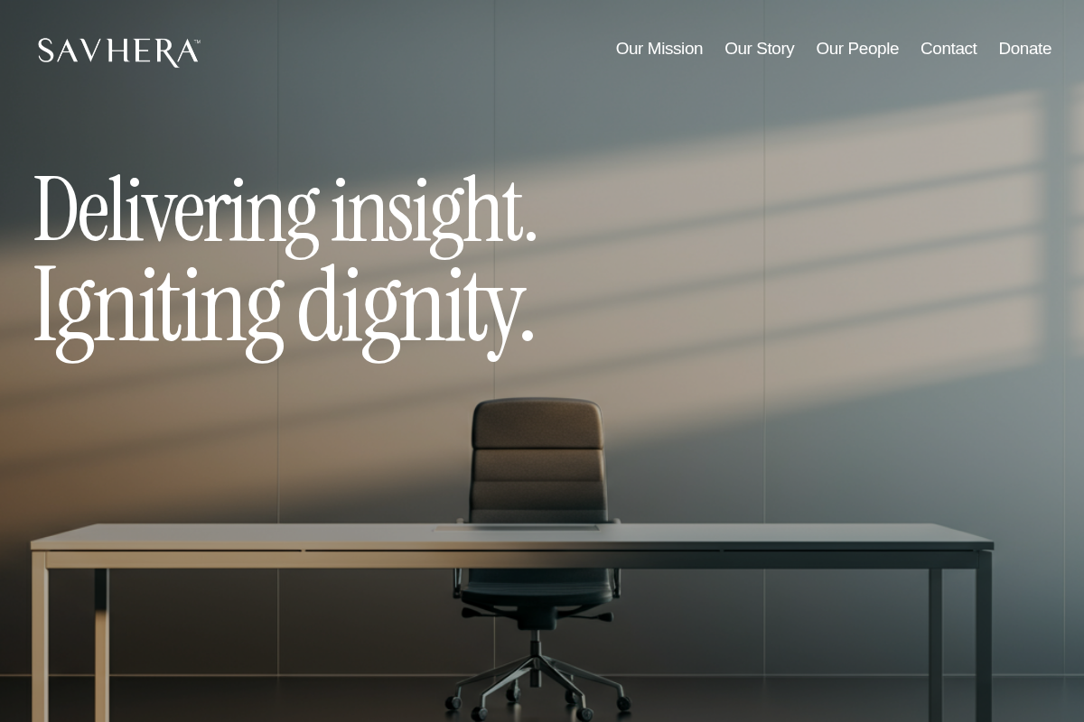 savhera.com homepage screenshot