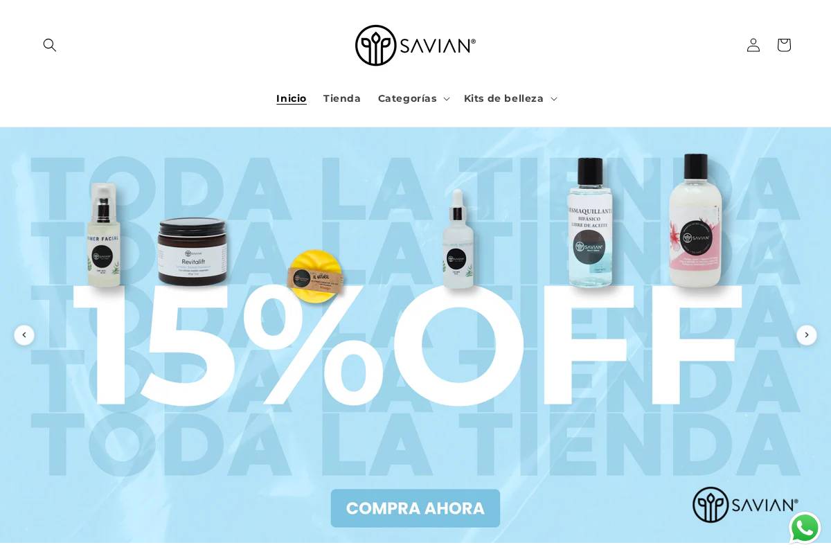 savian.com.mx homepage screenshot