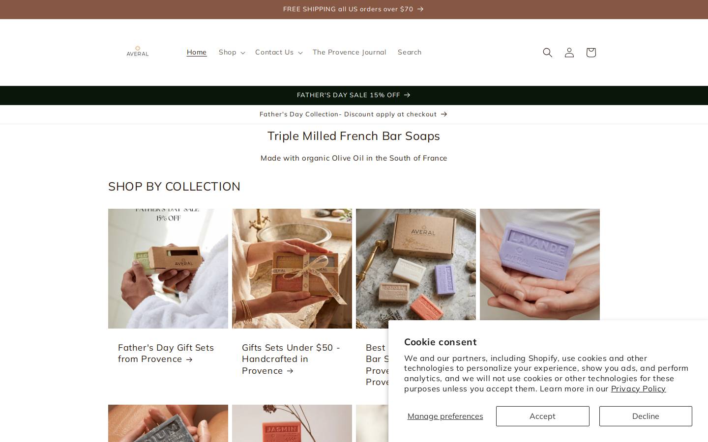 savonprovenceusa.com homepage screenshot