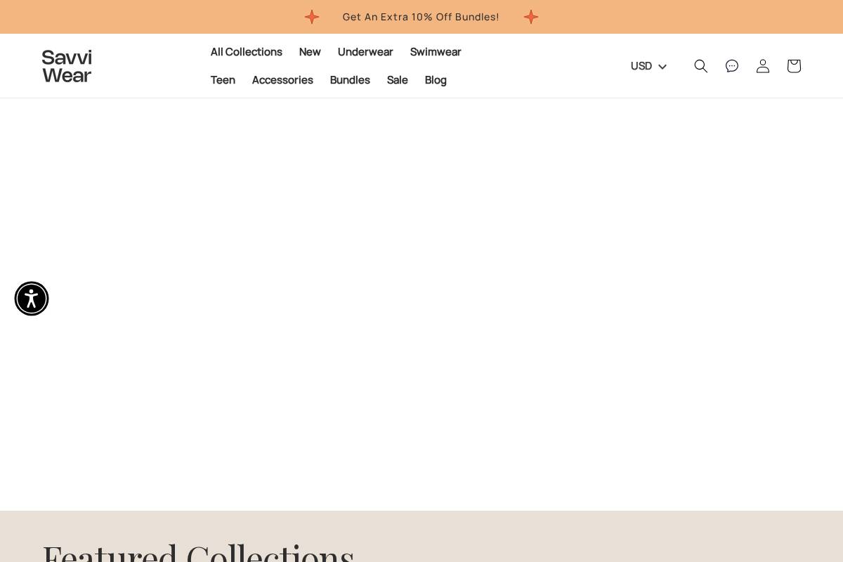 savviwear.co homepage screenshot