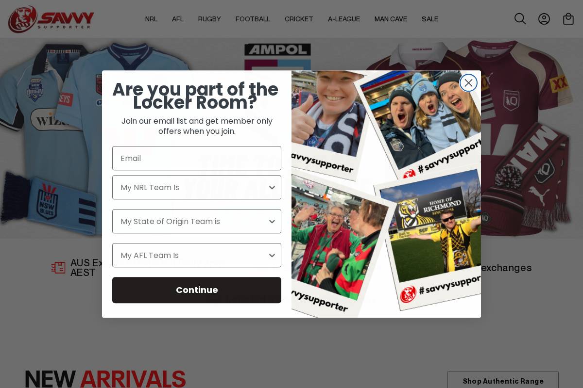 savvysupporter.com.au homepage screenshot