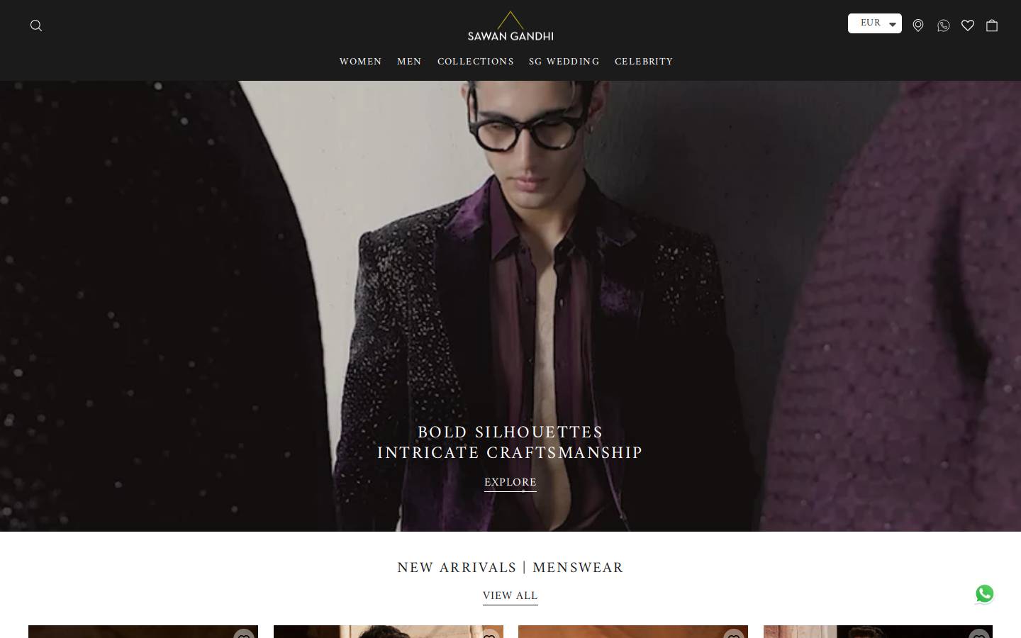sawangandhi.com homepage screenshot