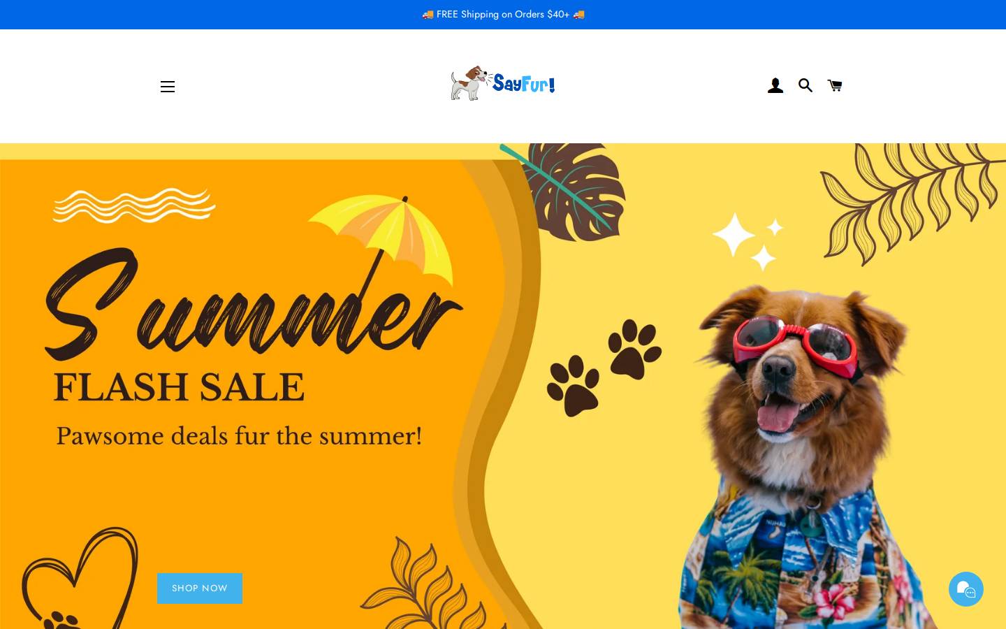 sayfur.co homepage screenshot