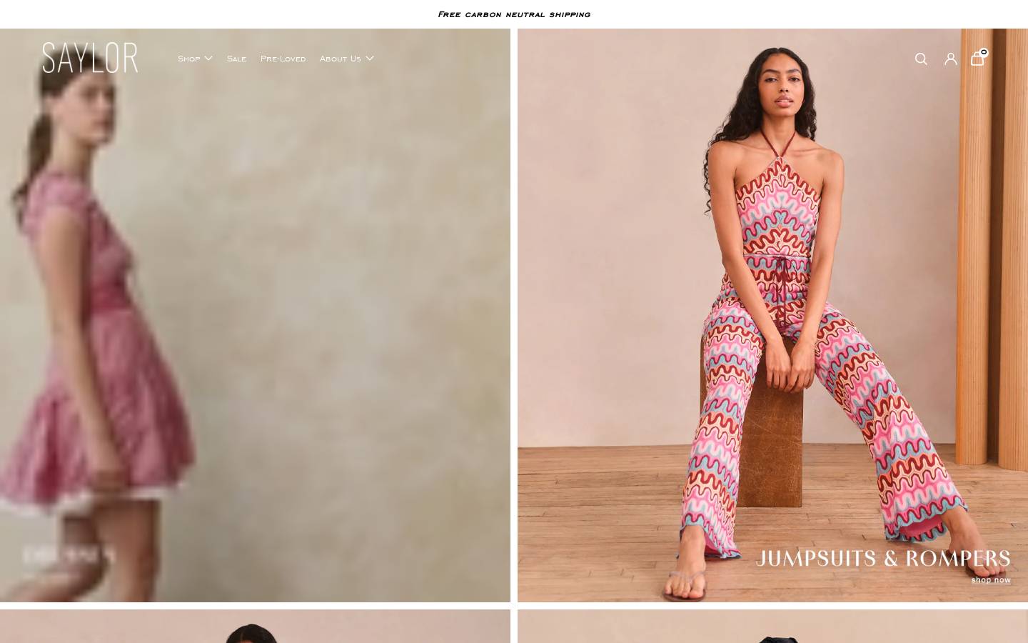 saylor.nyc homepage screenshot