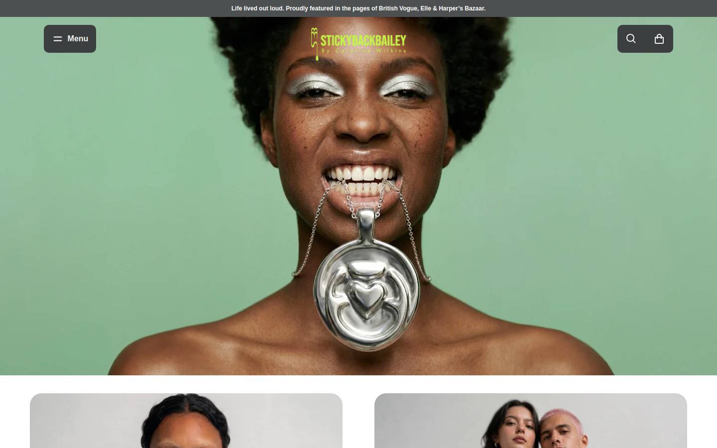sbbthecollection.com homepage screenshot
