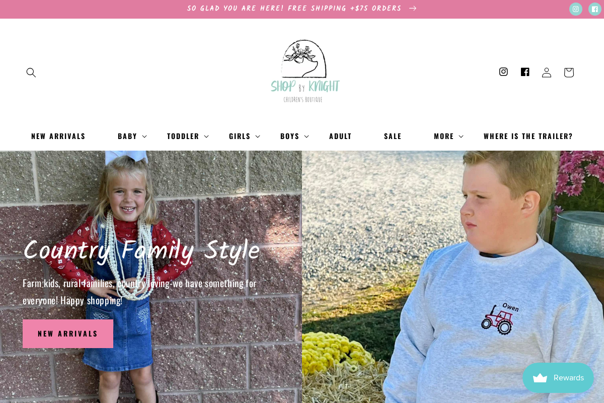 sbkboutique.com homepage screenshot