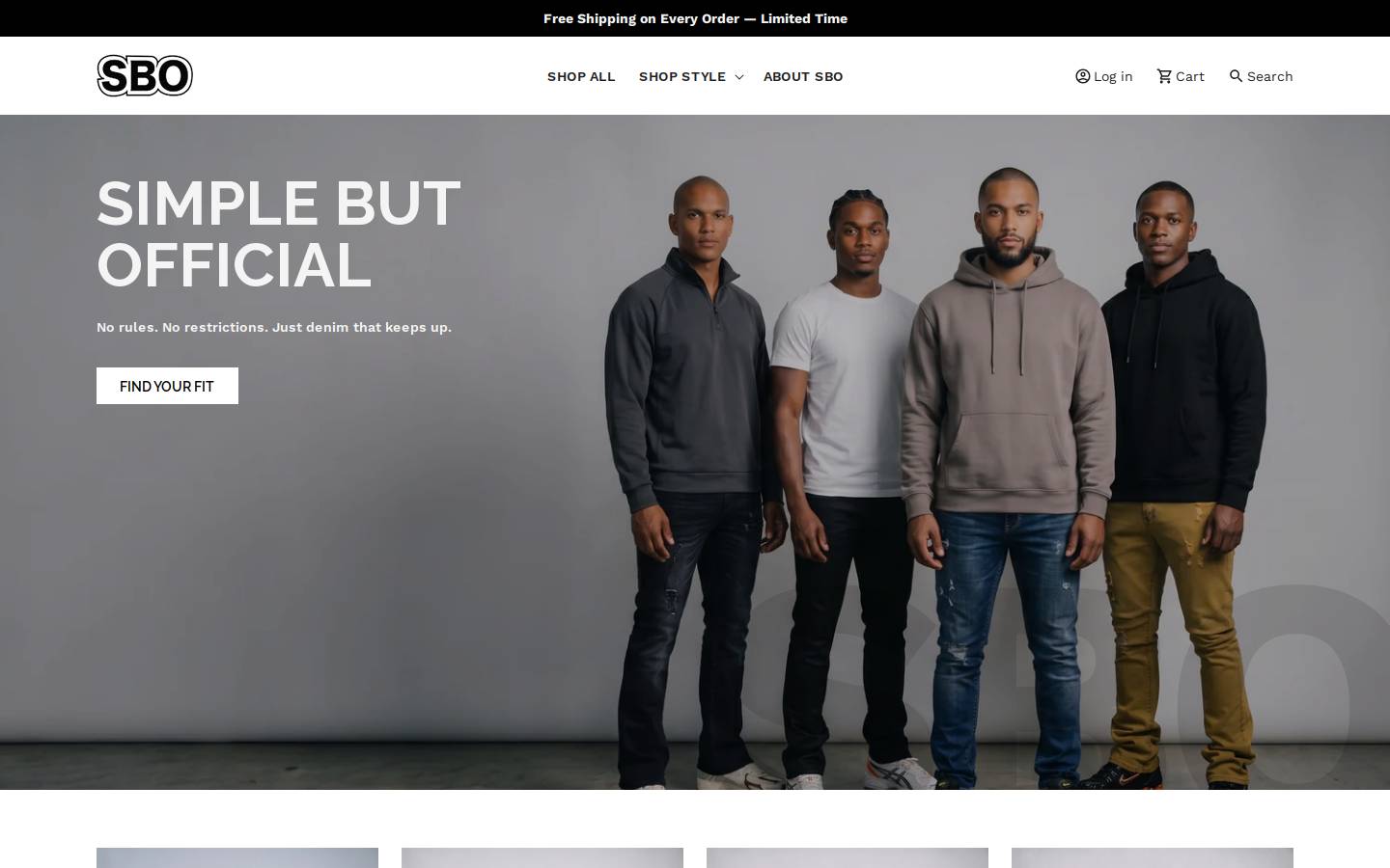 sbodesigns.com homepage screenshot