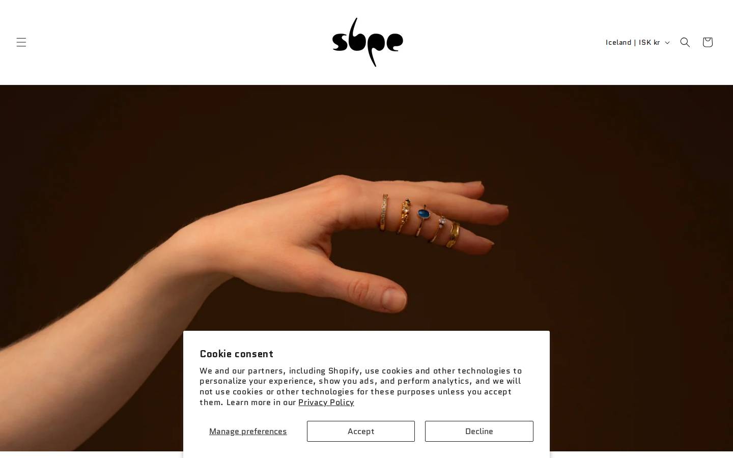 sbpejewelry.com homepage screenshot