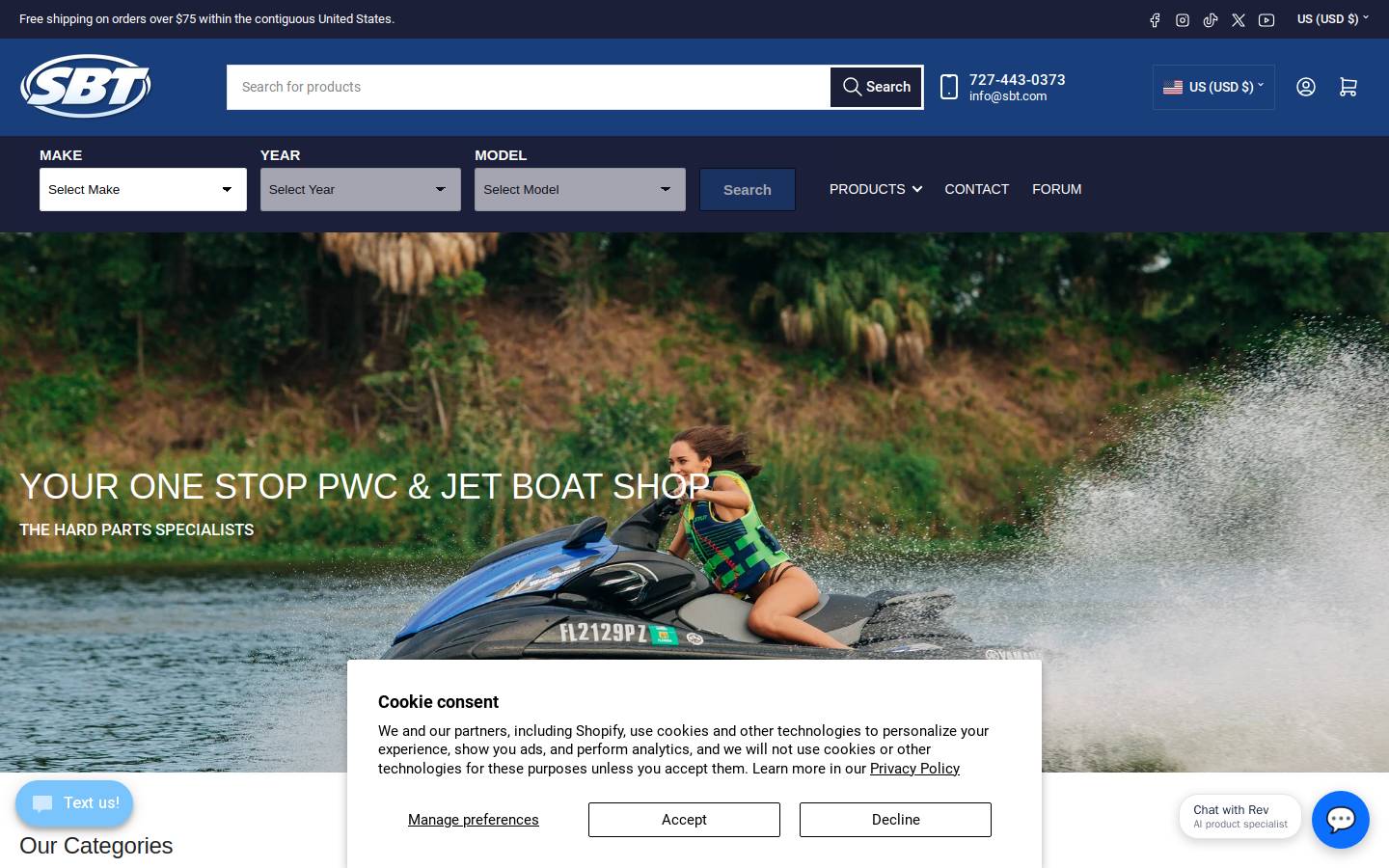 sbt.com homepage screenshot