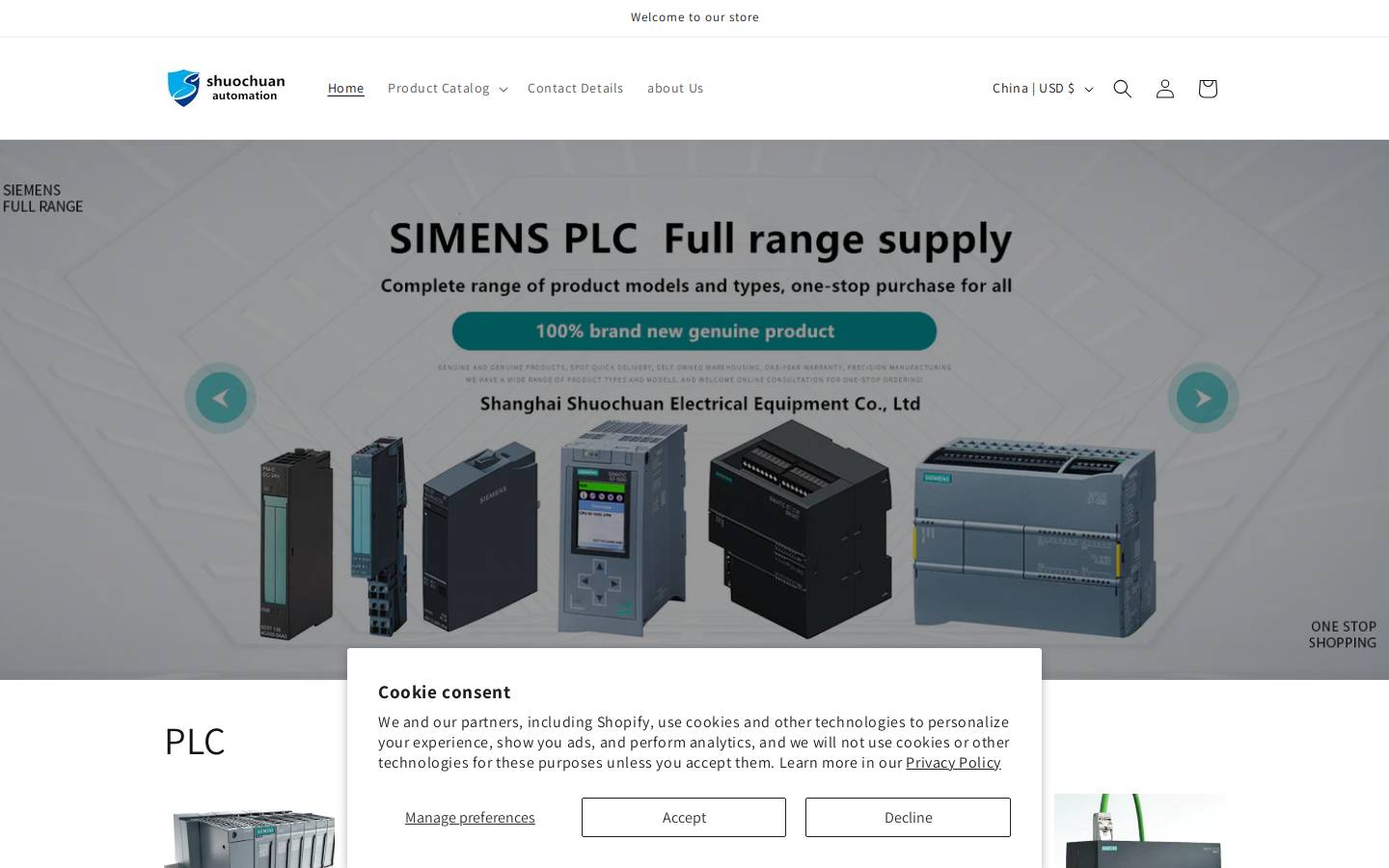 sc-plc.com homepage screenshot
