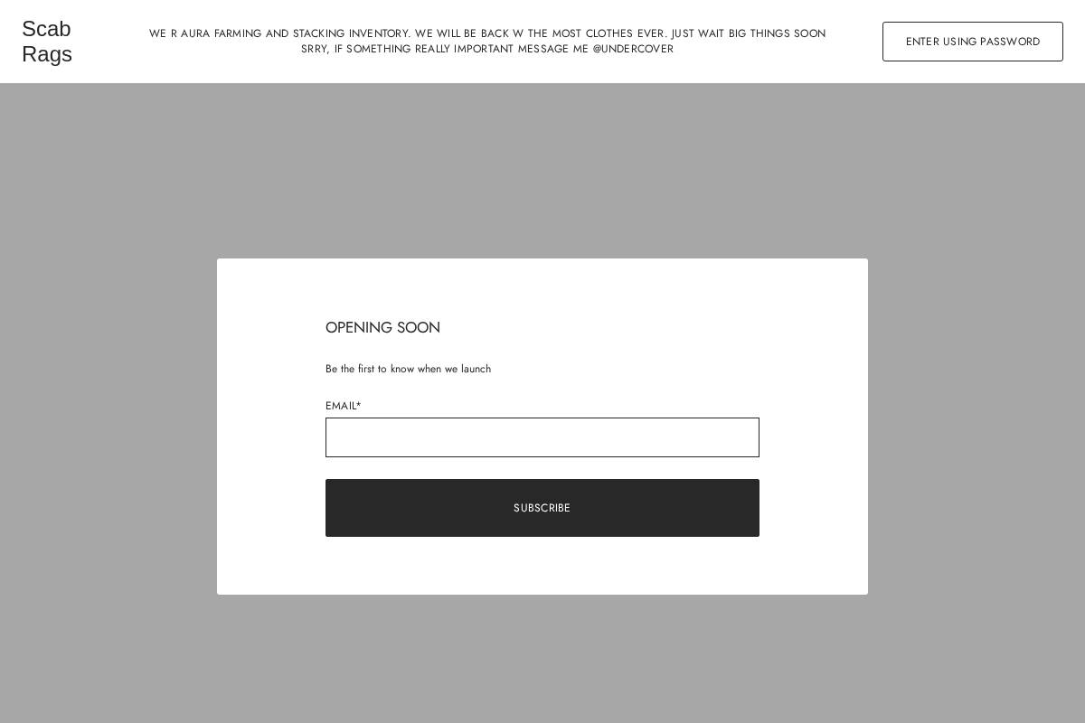 scabrags.com homepage screenshot