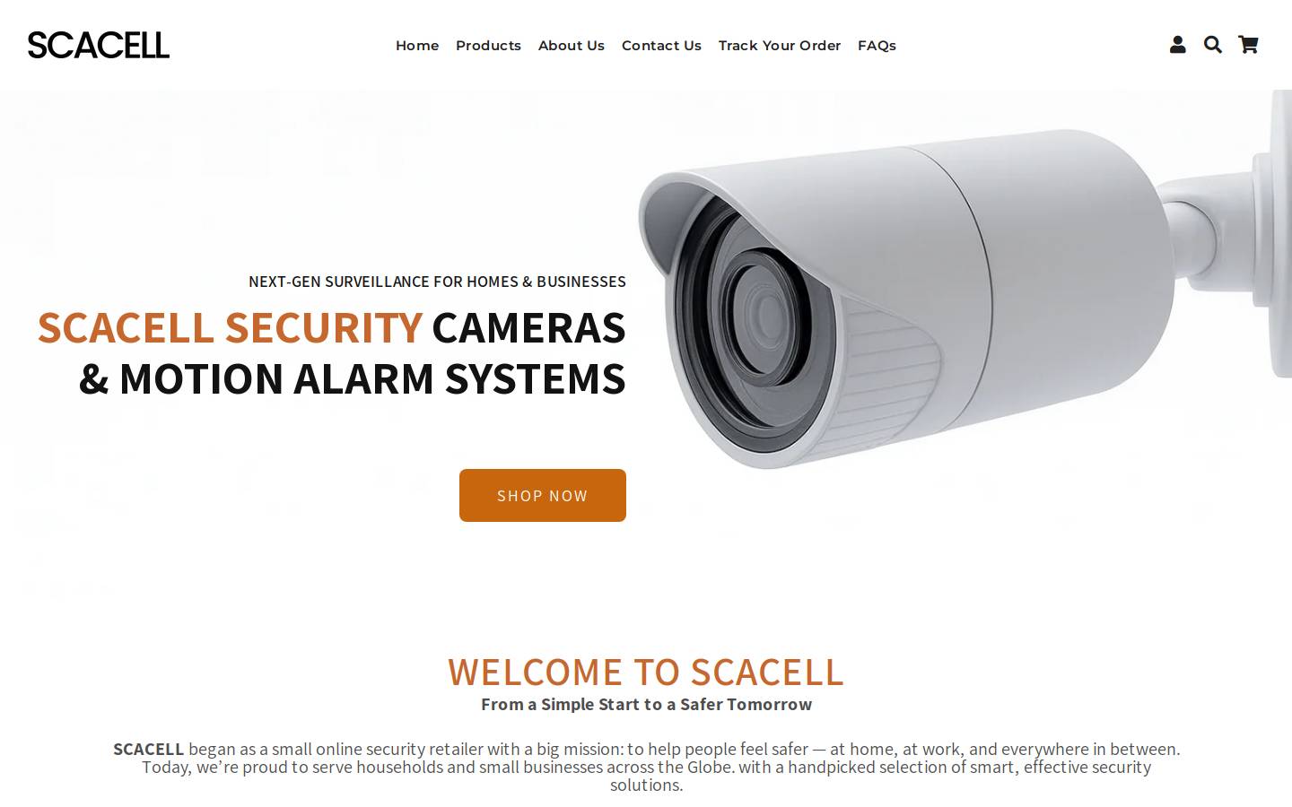 scacell.com homepage screenshot