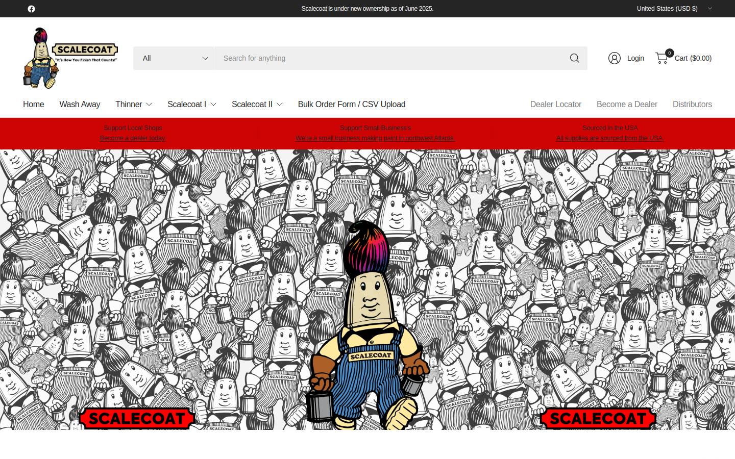 scalecoat.com homepage screenshot