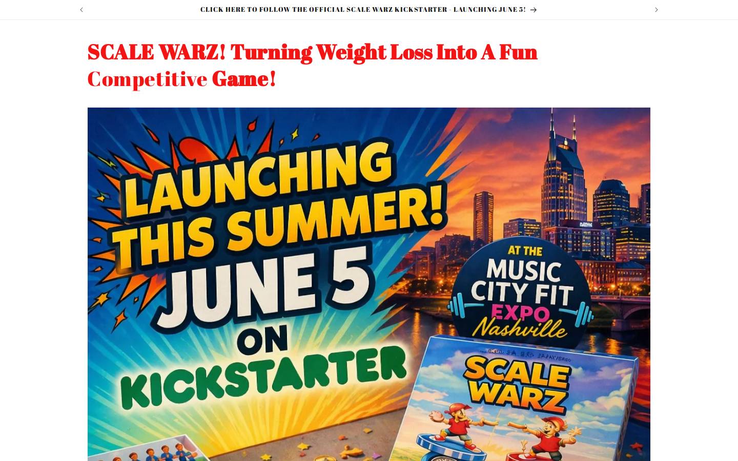 scalewarz.com homepage screenshot