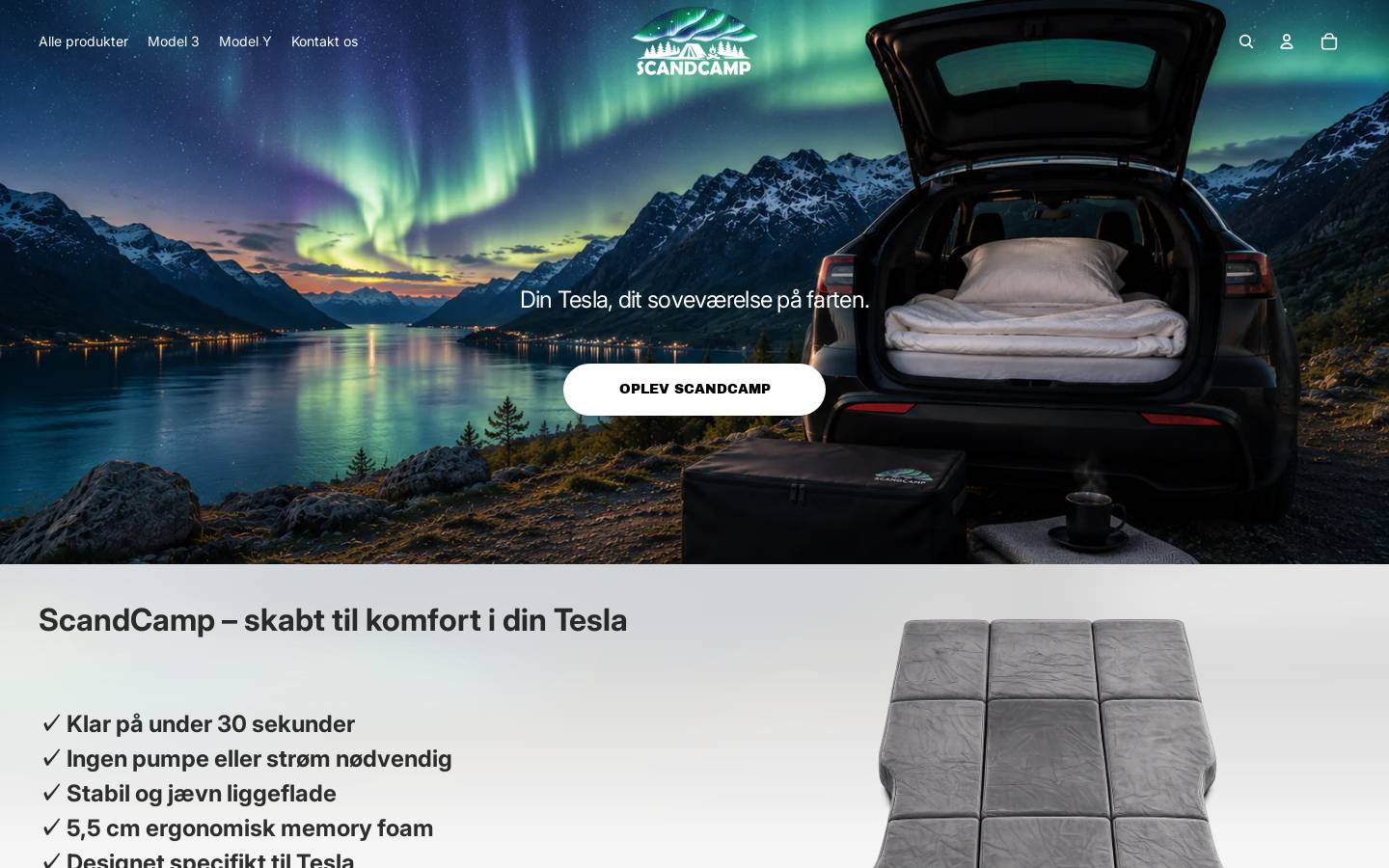 scandcamp.com homepage screenshot