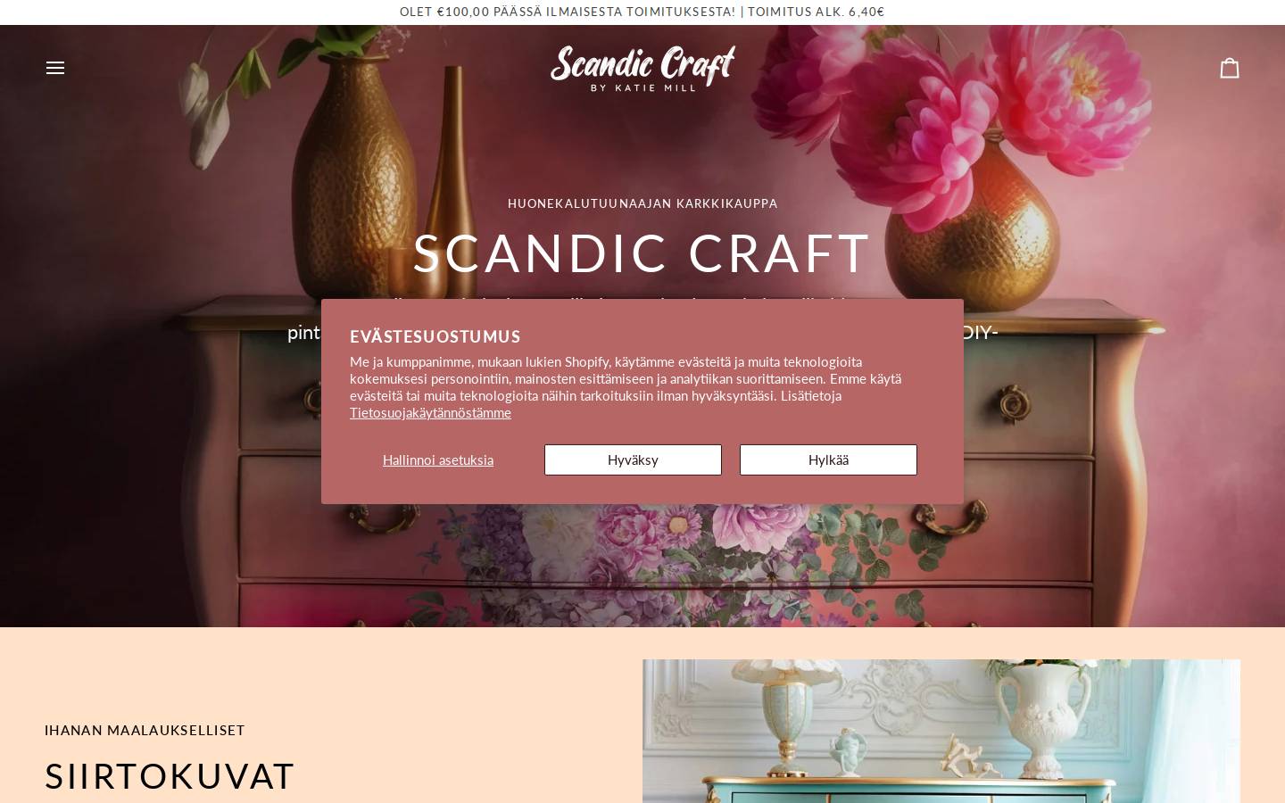 scandiccraft.com homepage screenshot