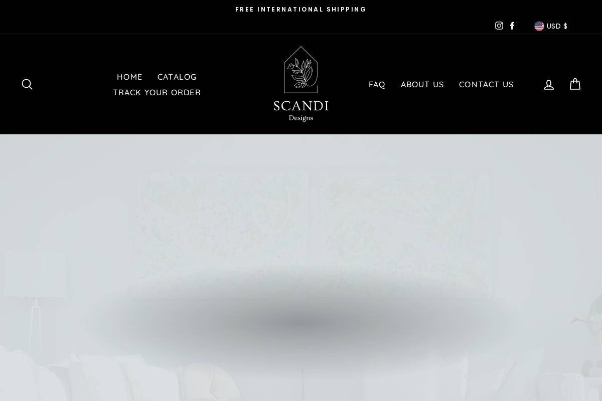 scandidesigns.com homepage screenshot