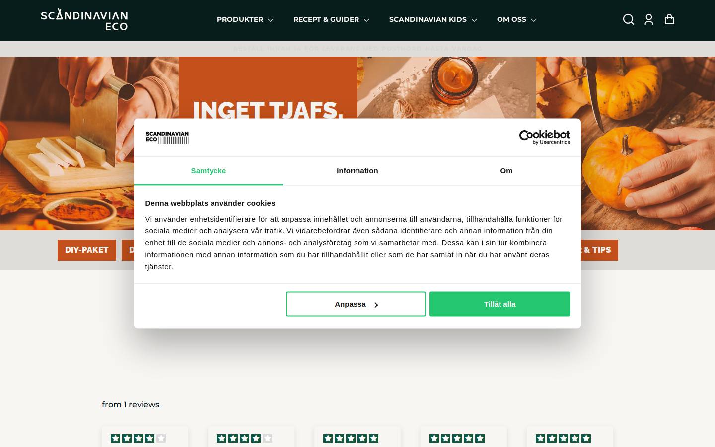 Scandinavianeco homepage screenshot