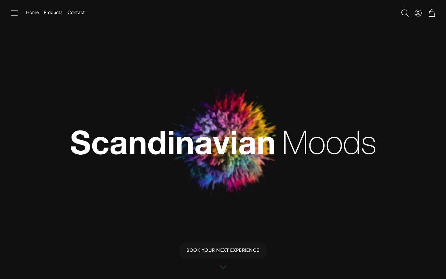 scandinavianmoods.com homepage screenshot