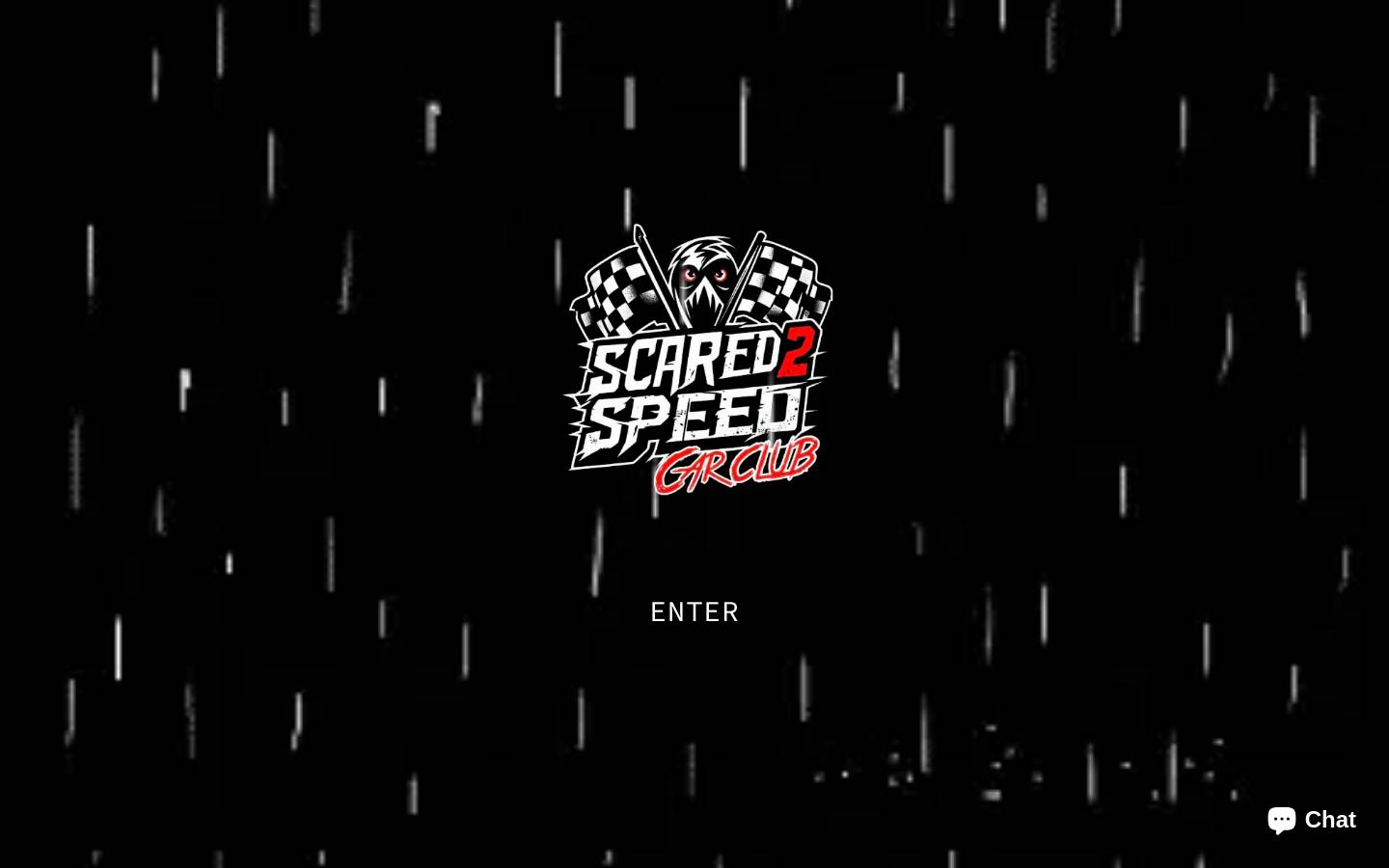 scared2speed.com homepage screenshot