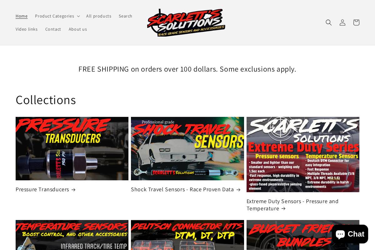 scarlettssolutions.com homepage screenshot