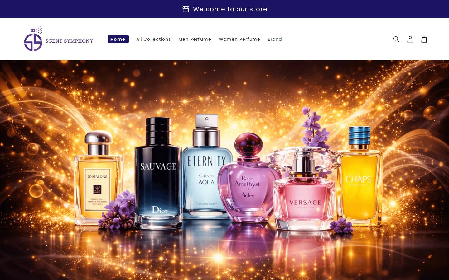 scent-symphony.com homepage screenshot