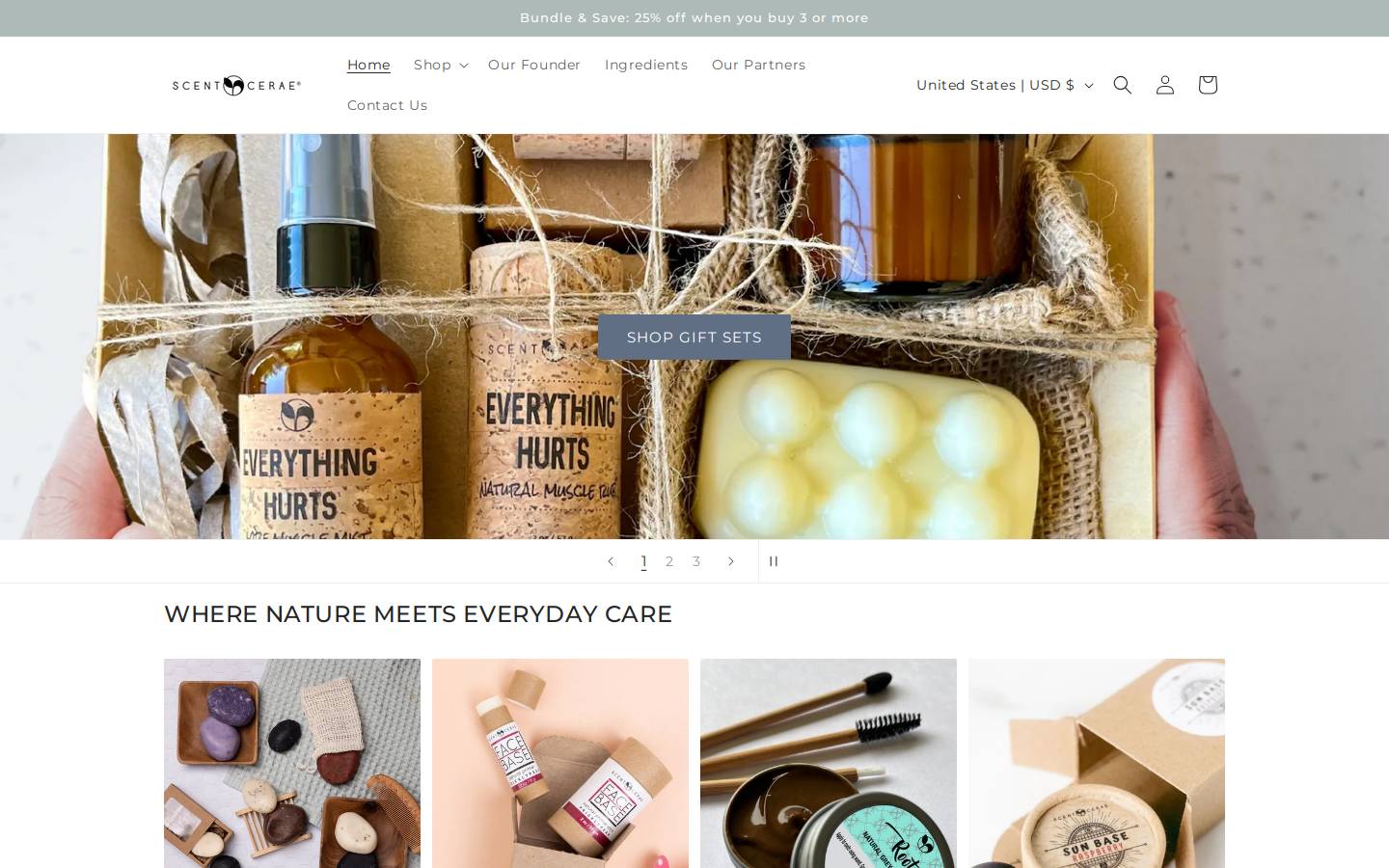 scentcerae.com homepage screenshot