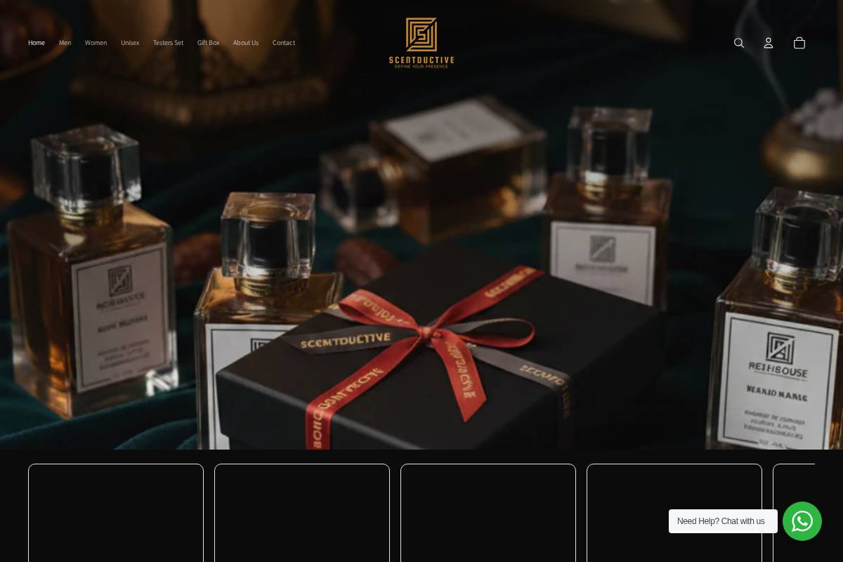 scentductive.pk homepage screenshot