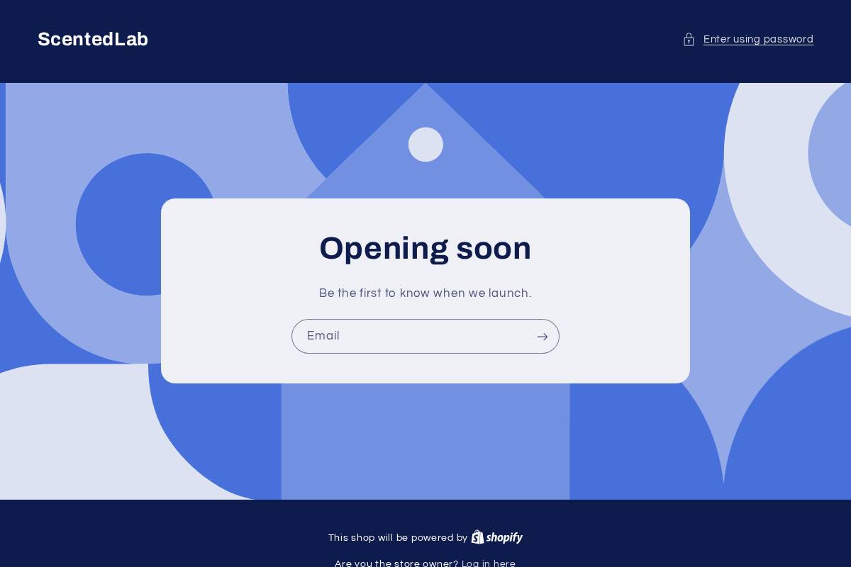 scentedlab.com homepage screenshot