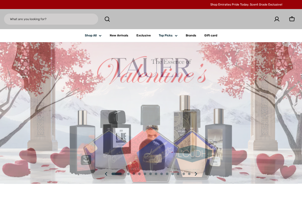 Scentgrade homepage screenshot