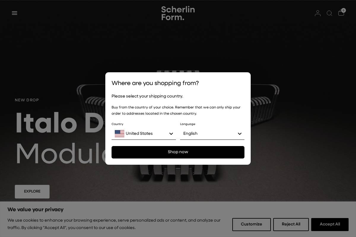 scherlin.se homepage screenshot
