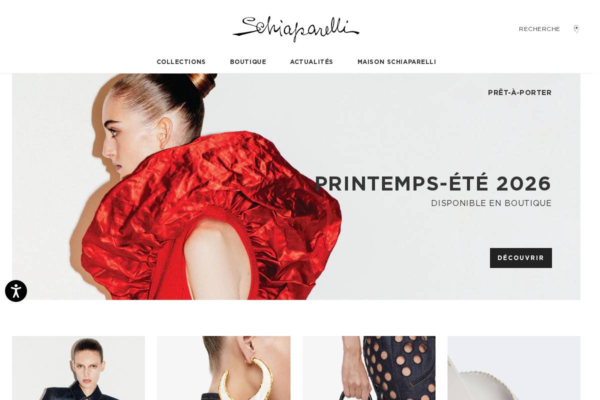 schiaparelli.com homepage screenshot