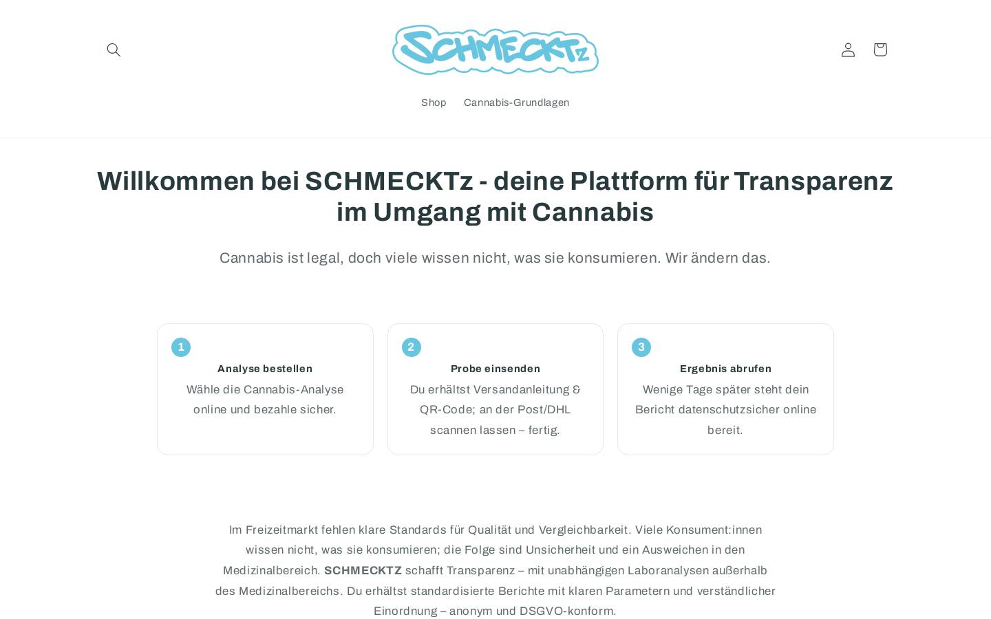 schmecktz.shop homepage screenshot