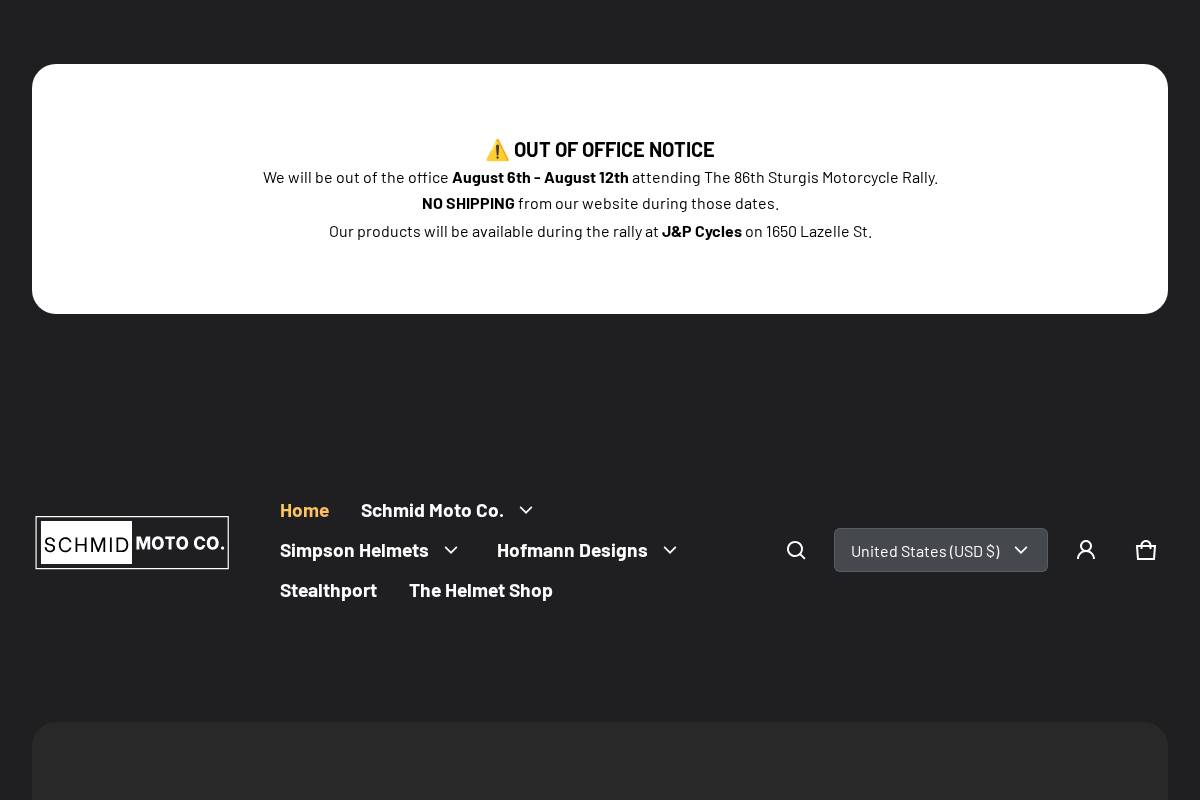 schmidmoto.com homepage screenshot