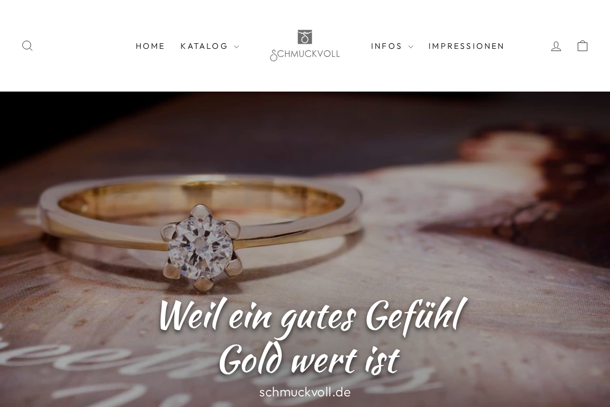 Schmuckvoll homepage screenshot