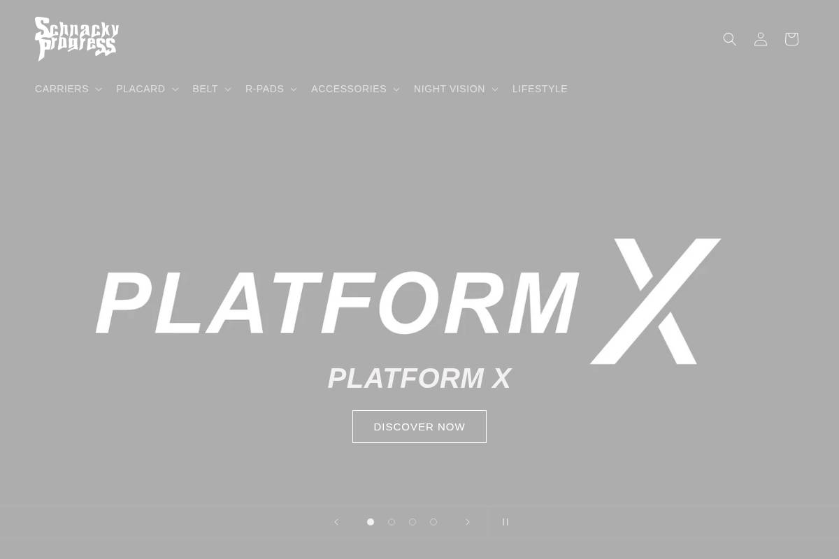 schnackyprogress.com homepage screenshot