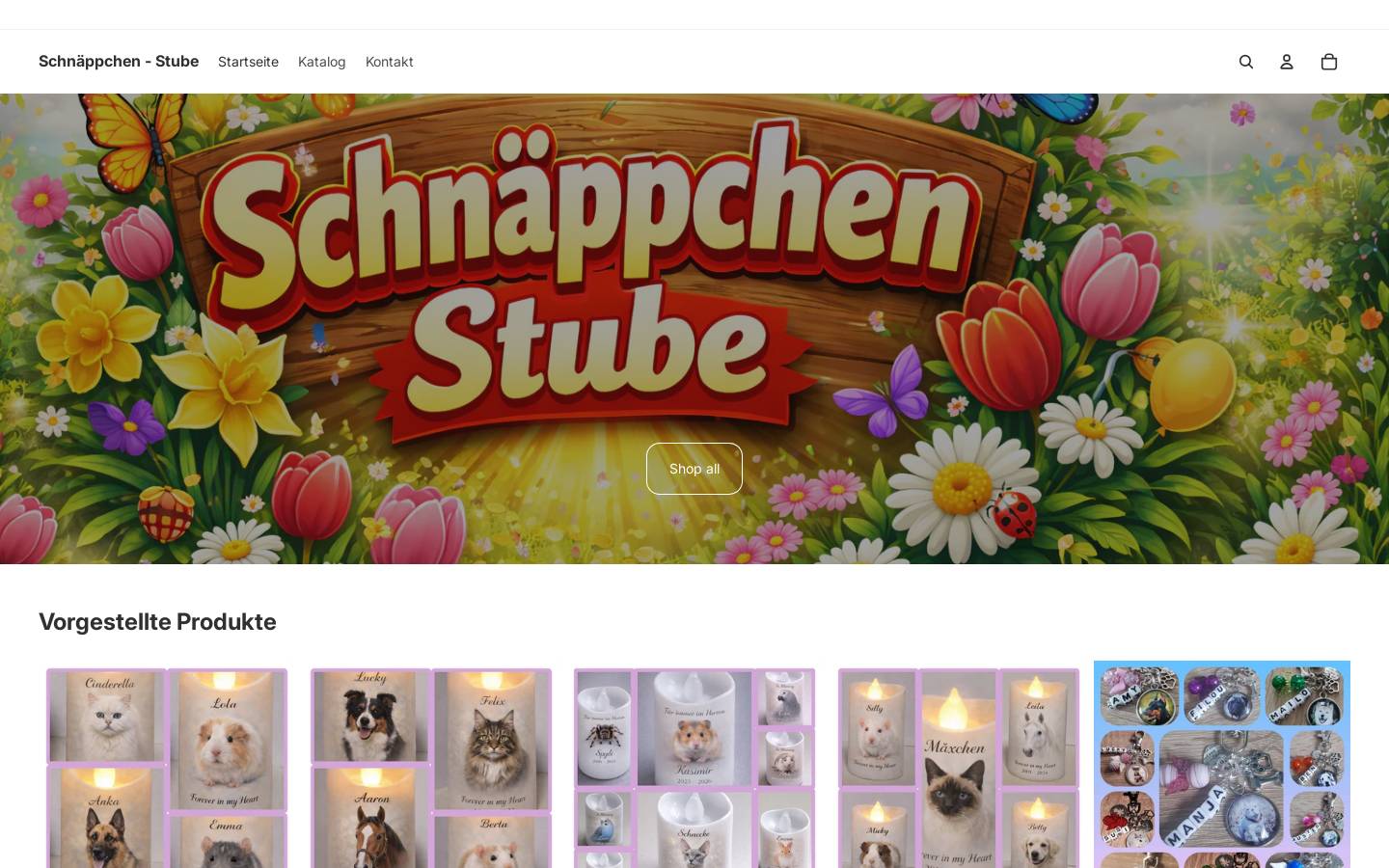 schnaeppchen-stube.com homepage screenshot