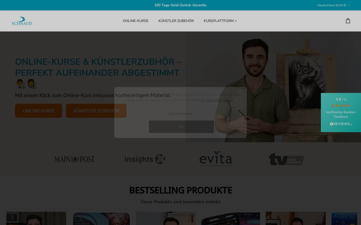 schnaud.de homepage screenshot
